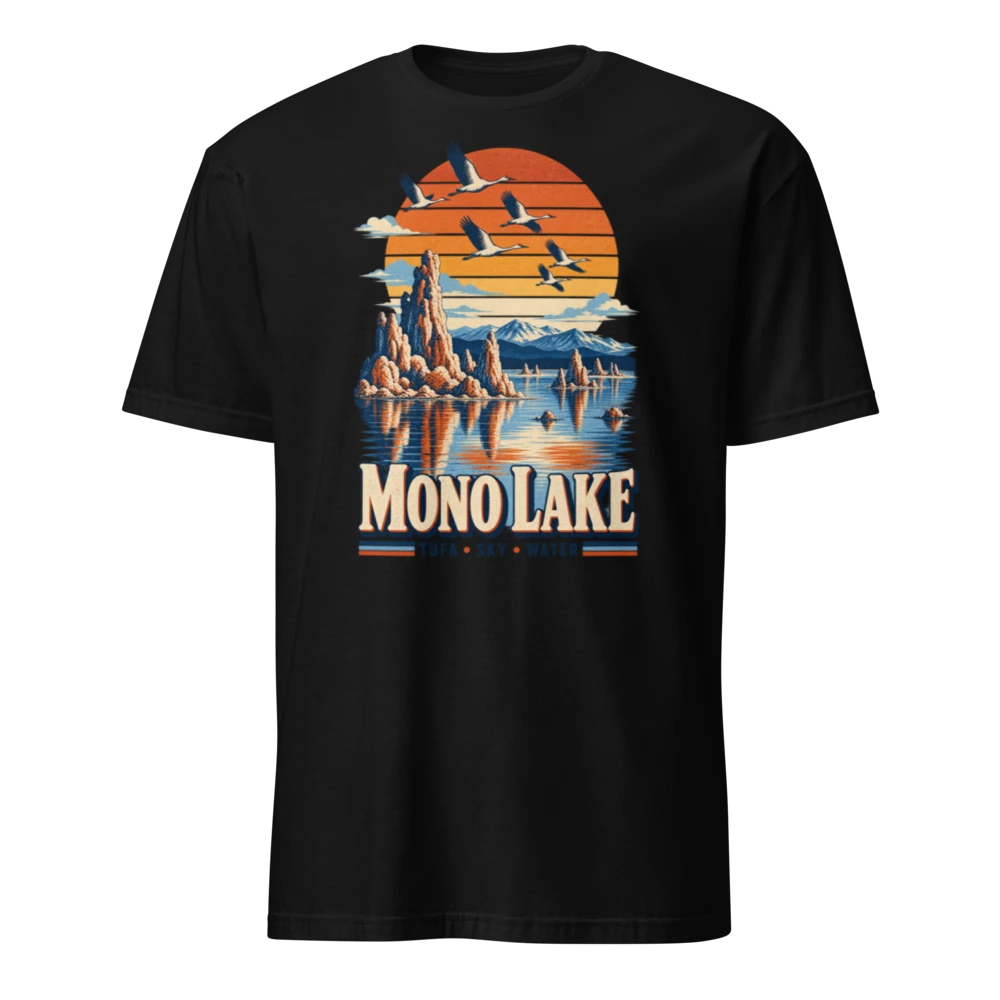 Mono Lake Tufa Sky unisex T-shirt product mockup