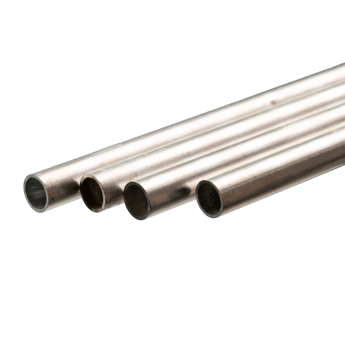 Round Aluminum Tube: 7/16" OD x 0.035" Wall x 36" Long (4 Pieces) — exact K&S Engineering product reference