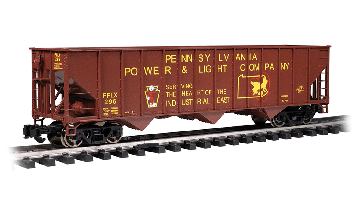 Bachmann Large Scale Bethlehem Steel 100-Ton Hopper Pennsylvania Power & Light #296 #93651 - exact product image