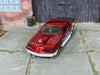 Custom Hot Wheels - 1988 Ford T-Bird Pro Stock - Dark Red and White - Chrome Mag Wheels - Rubber Tires