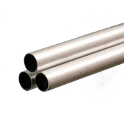 Round Aluminum Tube: 7/16" OD x 0.016" Wall x 36" Long (3 Pieces) — exact K&S Engineering product image