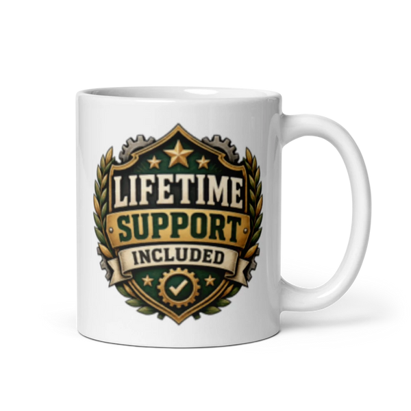 Husband Upgrade – Lifetime Support Included Double-Sided Mug product mockup