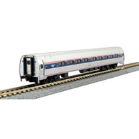 Kato N Scale Budd Amfleet I Set B Cafe and Coach Amtrak Phase VI 2-Car Set — exact product reference view 2