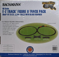 Bachmann HO E-Z Track Figure-Eight Track Pack, Steel Alloy - alternate product and package view 2