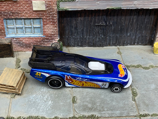 Loose Hot Wheels - Supercharged Funny Car Dragster - Blue Hot Wheels