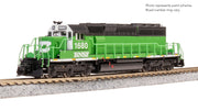 Broadway Limited Imports N EMD SD40-2, BNSF 1680, BN Black/Green/White w/ Patch, No-Sound / DCC-Ready — product view 1