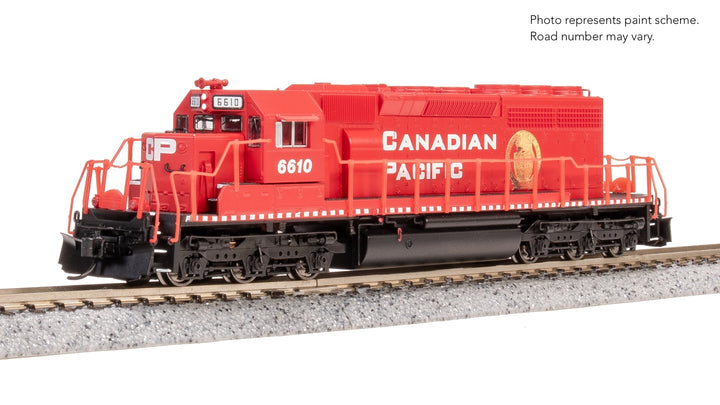 Broadway Limited Imports N EMD SD40-2, CP 6610, Golden Beaver Scheme, No-Sound / DCC-Ready — product view 1