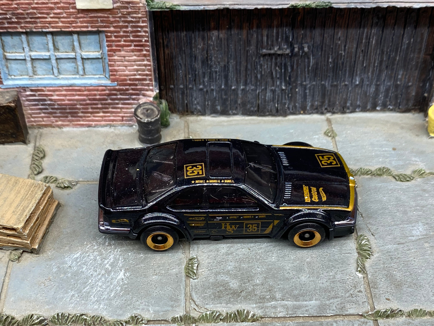 Loose Hot Wheels - BMW 635 CSI - Black and Gold