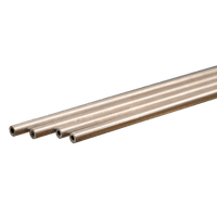 Round Aluminum Tube: 2mm OD x 0.45mm Wall x 300mm Long (4 Pieces) — exact K&S Engineering product view