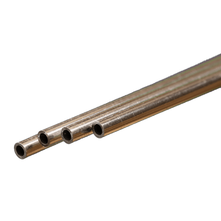 Round Aluminum Tube: 3mm OD x 0.45mm Wall x 300mm Long (4 Pieces) — exact K&S Engineering product reference