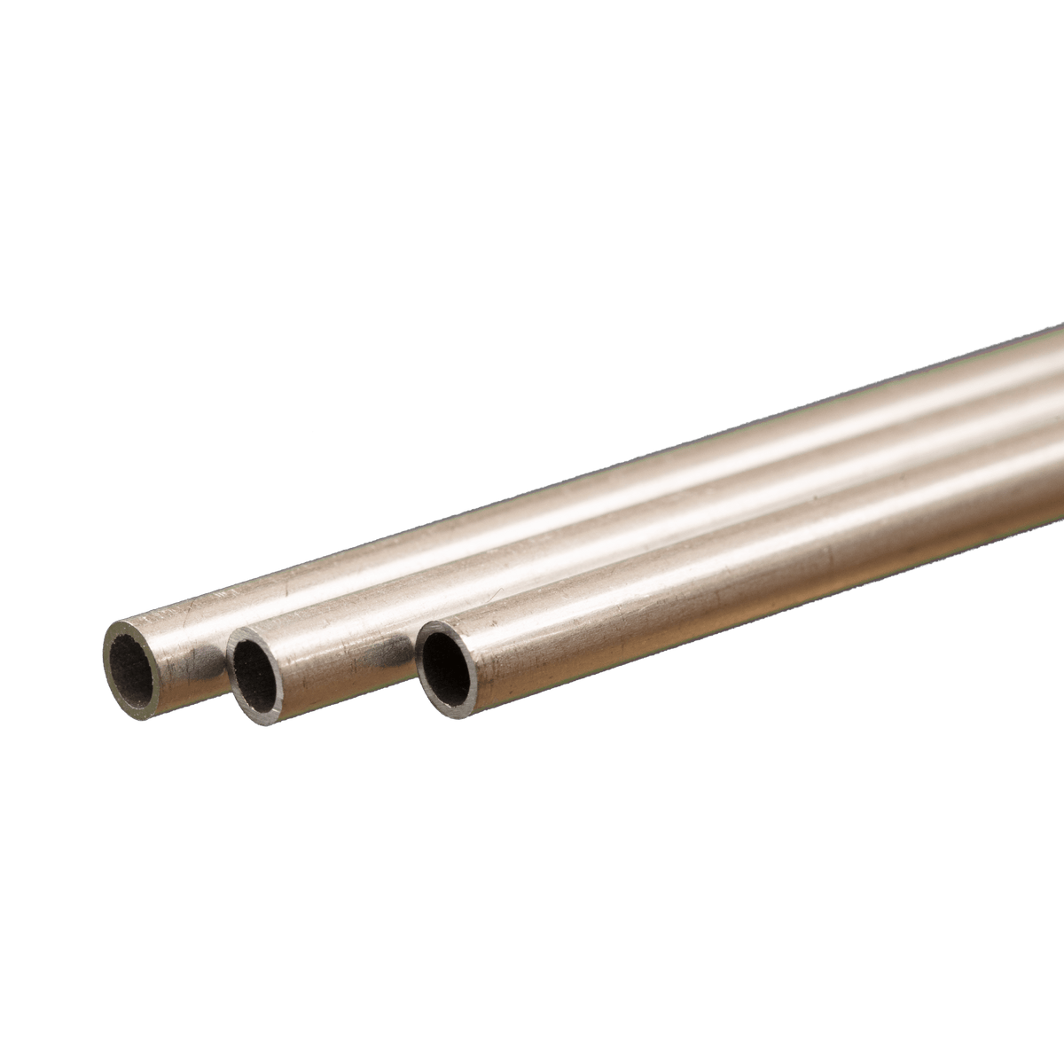 Round Aluminum Tube: 4mm OD x 0.45mm Wall x 300mm Long (3 Pieces) — exact K&S Engineering product reference
