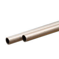 Round Aluminum Tube: 6mm OD x 0.45mm Wall x 300mm Long (2 Pieces) — exact K&S Engineering product reference