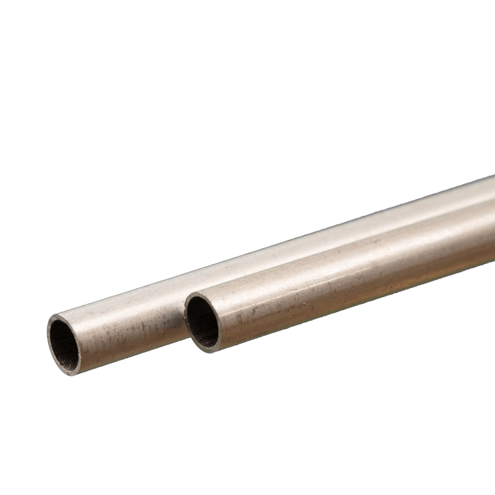 Round Aluminum Tube: 6mm OD x 0.45mm Wall x 300mm Long (2 Pieces) — exact K&S Engineering product reference