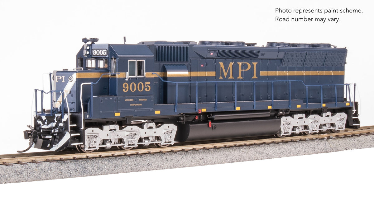 Broadway Limited Imports HO EMD SD45, MPI 9005, Blue w/ Gold,  Paragon4 Sound/DC/DCC — product view 1