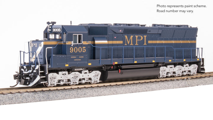 Broadway Limited Imports HO EMD SD45, MPI 9005, Blue w/ Gold,  Paragon4 Sound/DC/DCC — product view 1