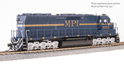 Broadway Limited Imports HO EMD SD45, MPI 9005, Blue w/ Gold,  Paragon4 Sound/DC/DCC — product view 2