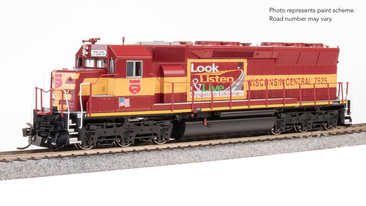 Broadway Limited Imports HO EMD SD45, WC 7525, Operation Lifesaver, Paragon4 Sound/DC/DCC — product view 1