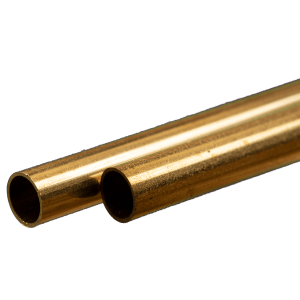 Round Brass Tube: 7mm OD 0.45mm Wall x 300mm Long (2 Pieces) — exact K&S Engineering product reference