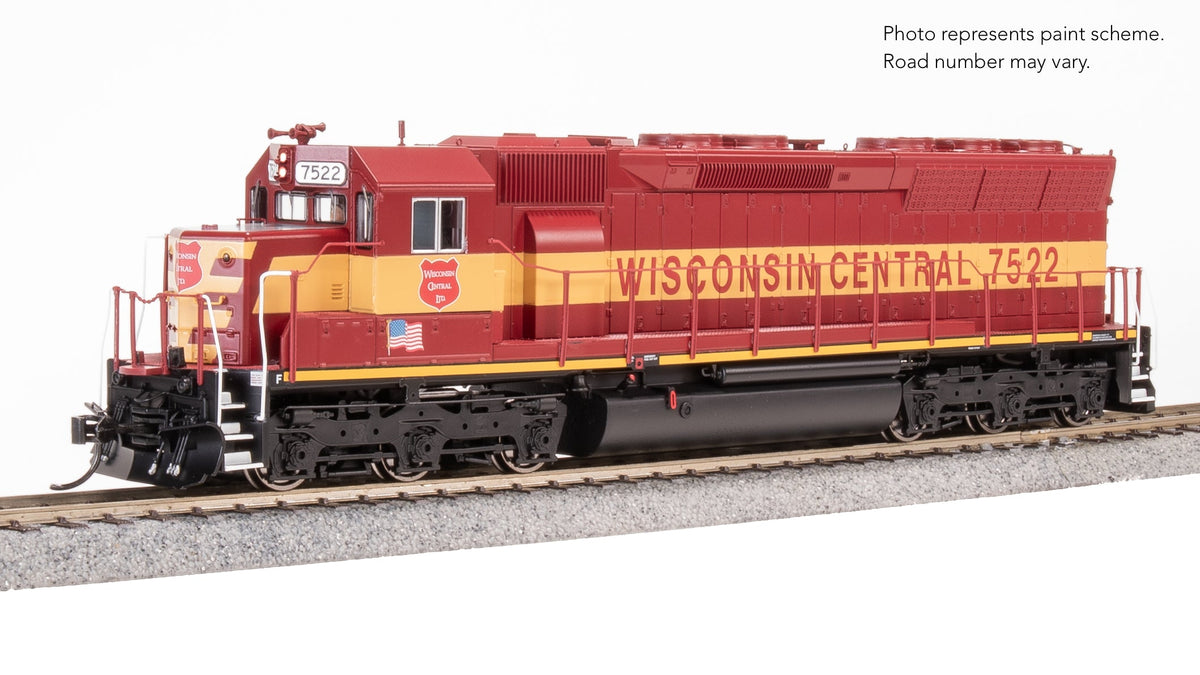 Broadway Limited Imports HO EMD SD45, WC 7522, Maroon & Yellow, Paragon4 Sound/DC/DCC — product view 1