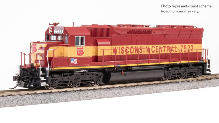 Broadway Limited Imports HO EMD SD45, WC 7522, Maroon & Yellow, Paragon4 Sound/DC/DCC — product view 1