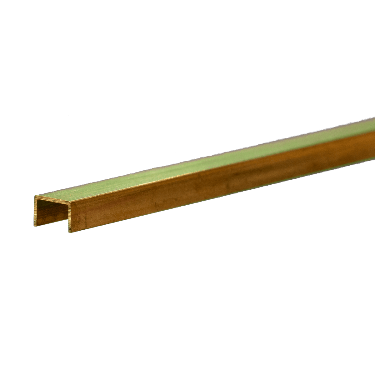 Brass Channel: 0.014" Wall - 3/16" X 1/8" Leg Lengths- 12" Long (1 Piece) — exact K&S Engineering product reference