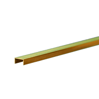 Brass Channel: 0.014" Wall - 1/4" X 1/8" Leg Lengths - 12" Long (1 Piece) — exact K&S Engineering product reference