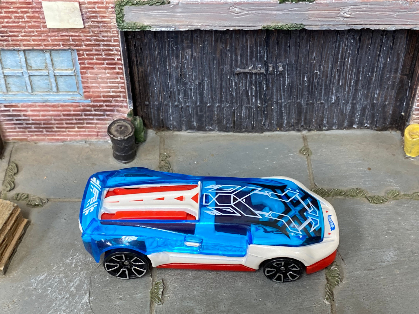 Loose Hot Wheels - El Viento - Red, White and Blue