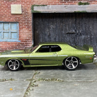 Loose Hot Wheels - 1969 Mercury Cougar Eliminator - Green and Black