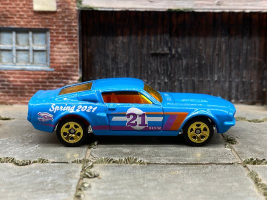 Loose Hot Wheels - 1967 Ford Mustang Fastback - Blue Easter 2021