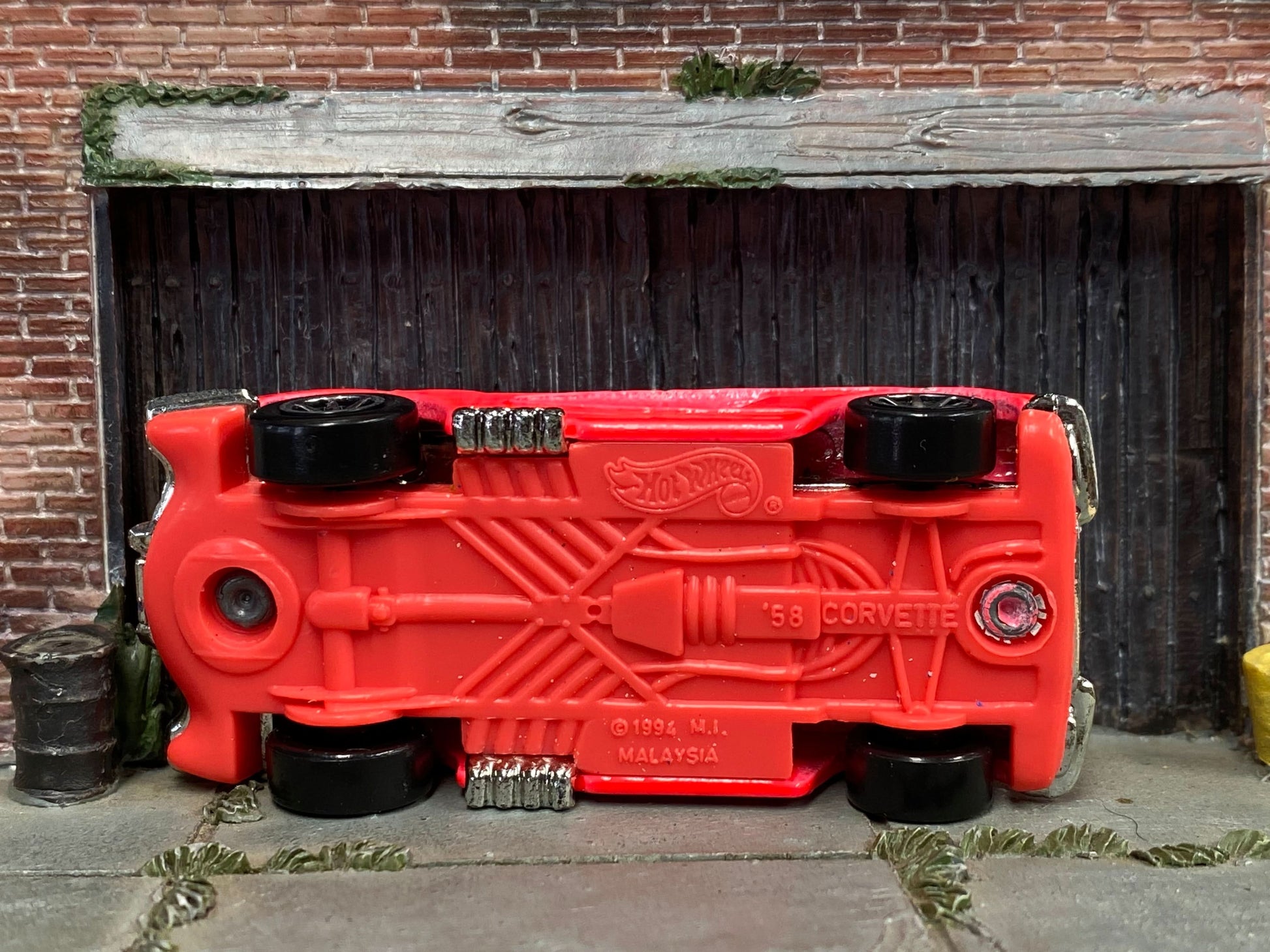 Loose Hot Wheels 1995 - 1958 Corvette - Pink