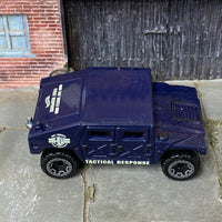 Loose Hot Wheels - Humvee - Dark Blue First Response