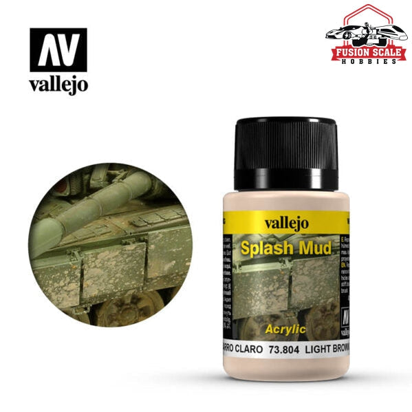 Vallejo Light Brown Splash Mud Weathering Effect 73804 — exact product reference