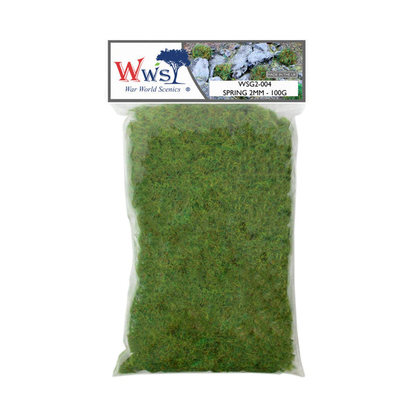 WWScenics 2mm Spring Static Grass 100g Refill — exact WWScenics product image