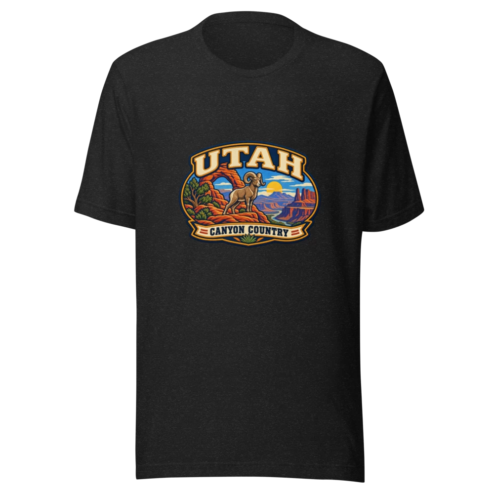 Utah State Heritage Premium T-Shirt product mockup