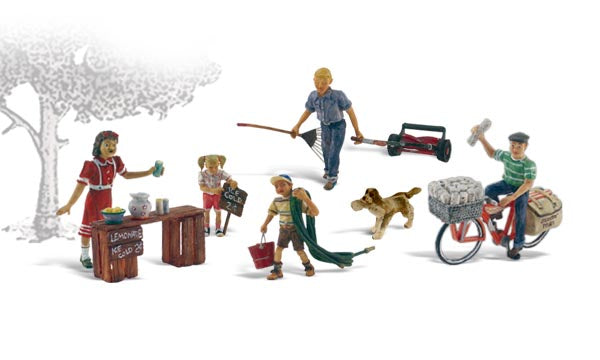 Woodland Scenics A1938 Summertime Jobs Figures – HO Scale
