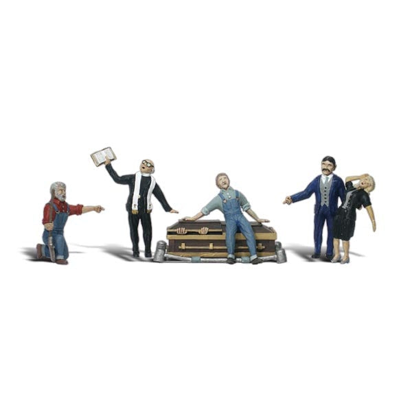 Woodland Scenics A2127 N Scale Graveside Service Figures