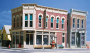 Woodland Scenics A2764 Street Accessories in a manufacturer O-scale layout example; surrounding buildings, vehicles and other scenery are not included.
