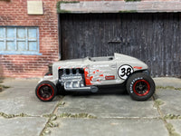 Custom Max Steel gray 38 car, opposite side view