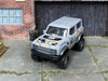 Custom Hot Wheels - 2021 Ford Bronco - Gray and Black 2 - Gray Mag Wheels - Goodyear Offroad Rubber Tires