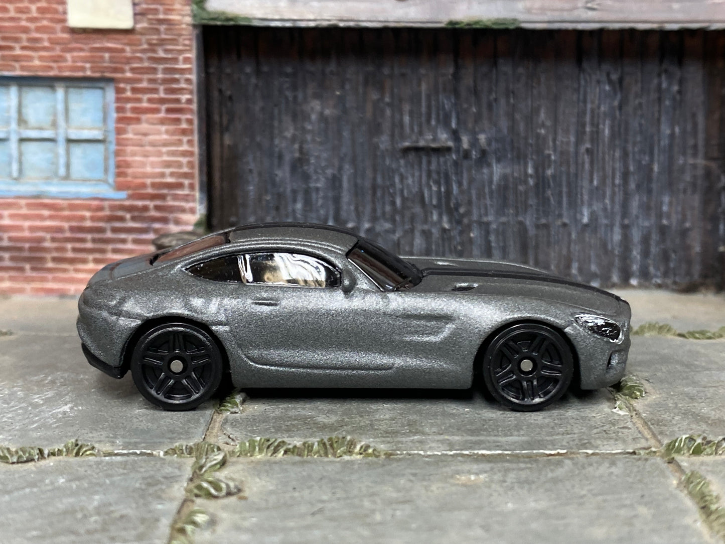 Loose Hot Wheels - Mercedes-Benz AMG GT - Gray and Black