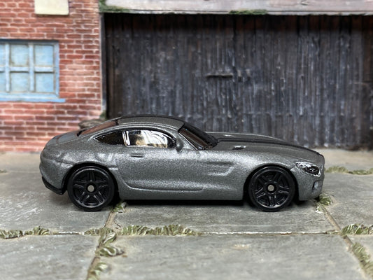 Loose Hot Wheels - Mercedes-Benz AMG GT - Gray and Black