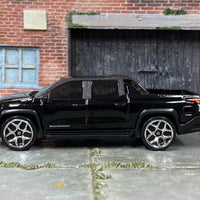 Loose Hot Wheels - Chevy Silverado EV RST - Black