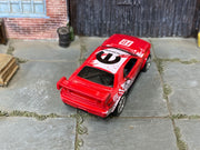 Custom Hot Wheels - Dodge Challenger Drift Car - Red, White and Black 426 - Chrome Mag Wheels - Rubber Tires