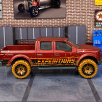 Loose Hot Wheels - 2015 Ford F150 4X4 Truck - Satin Red