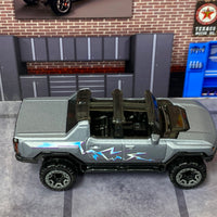 Loose Hot Wheels - 2024 GMC Hummer EV - Barbie Gray