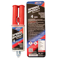 Deluxe Materials Speed Epoxy II Syringe 28g 4 minute (AD73) product view 1