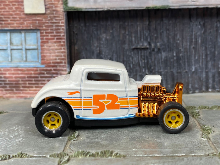 Custom 1932 Ford 3 Window with 52 Years graphics, front three-quarter view