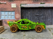 Loose Hot Wheels - Roll Cage Off Road Sandrail - Green and Gold