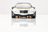 AFX 1970 Camaro Wildfire Black/Yellow/Orange HO Slot Car — official product view 4