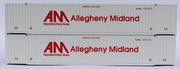 "VS" Allegheny Midland 53' HIGH CUBE 6-42-6 corrugated containers. JTC# (535087) exact product view 1